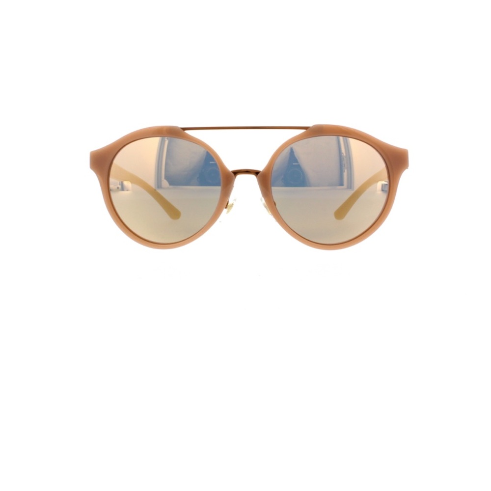 Tory Burch Sunglasses pink blush rose gold aviator with hard case
